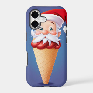 Santa Claus Ice Cream Cone iPhone / iPad case