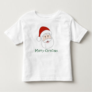 Santa Claus Illustration & Text Toddler T-Shirt
