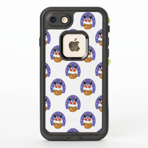 Santa Claus In Chimney, Snow, Christmas, New Year