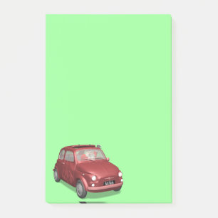 Santa Claus In Fiat 500 Post-it Notes
