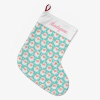 Santa Claus in Pink Hat Vintage Christmas