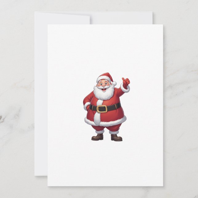 santa claus invitation (Front)