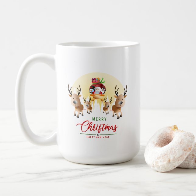 Santa Claus is coming | Classice Mug #15 (With Donut)