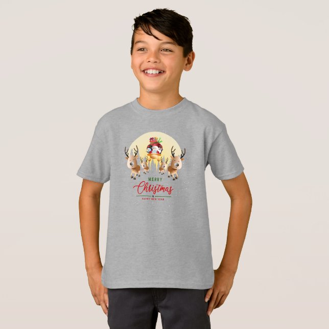 Santa Claus is coming | Kids T-Shirt (Front Full)