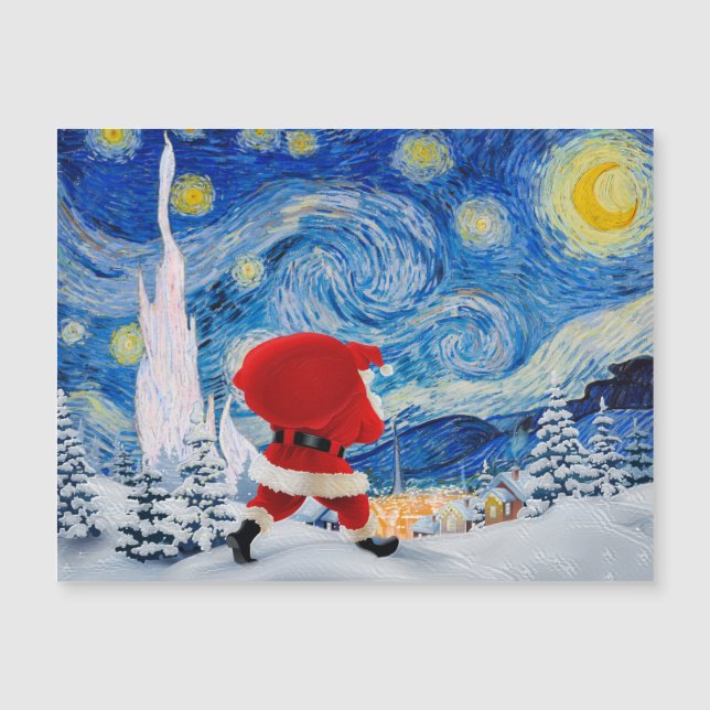 Santa Claus is coming Postcard (Front)