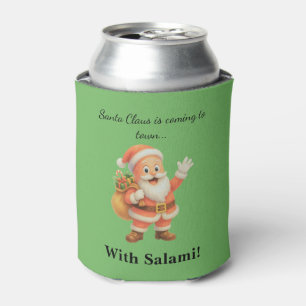 Santa Claus is coming to town.. With Salami! Can Cooler