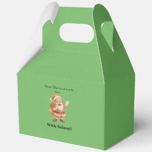 Santa Claus is coming to town.. With Salami! Favour Box
