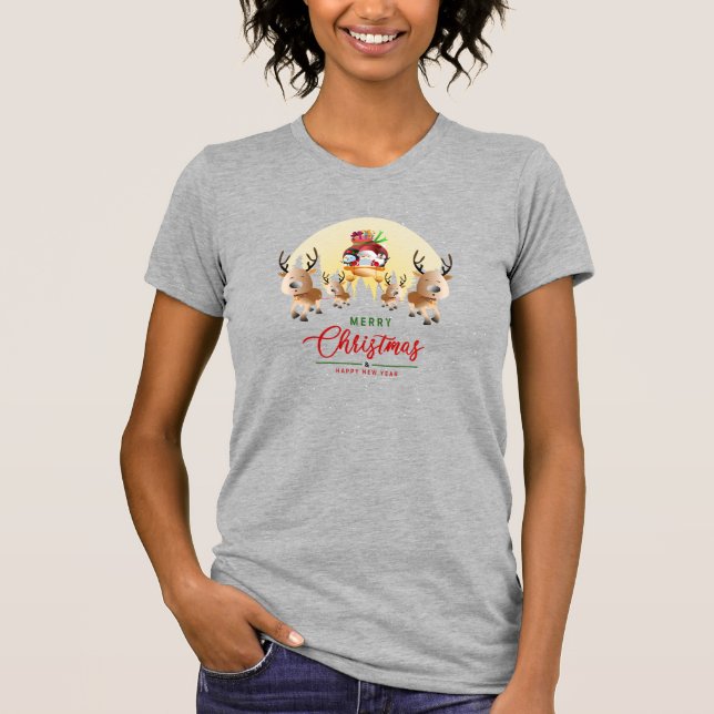 Santa Claus is coming | Women's Slim Fit T-Shirt (Front)