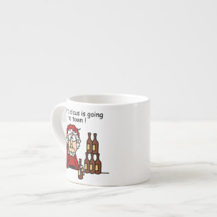 Santa Claus is Going to Town Espresso Cup