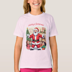 Santa Claus, Jingle Bells with Santa T-Shirt