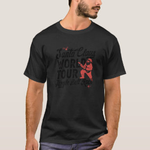 Santa Claus Jingle Rock Retro Christmas Outfit Pre T-Shirt