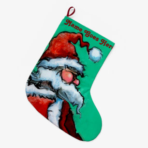 Santa Claus Large Christmas Stocking