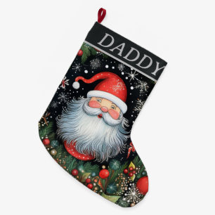 Santa Claus Large Christmas Stocking