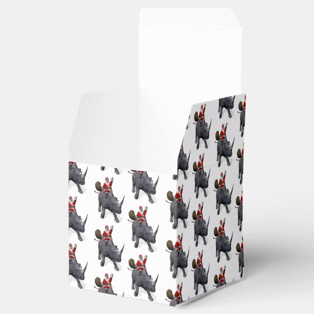 Santa Claus Loves Rhinos Favour Box (Opened)
