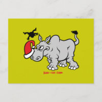 Santa Claus Meets a Rhino