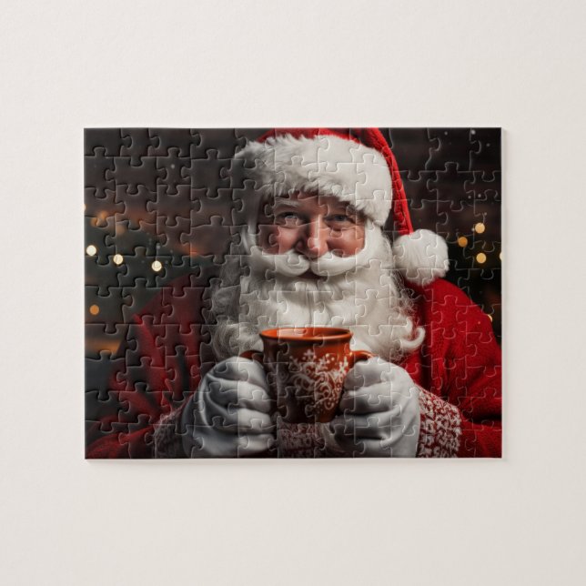 Santa Claus Merry Christmas (110 Pieces) Puzzle (Horizontal)