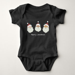 Santa Claus Merry Christmas Baby Bodysuit