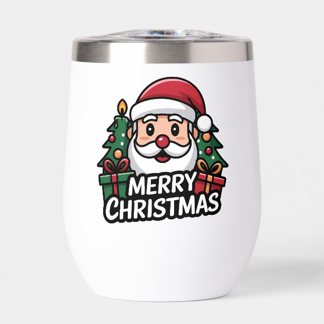Santa Claus Merry Christmas Festive Holiday (Front)