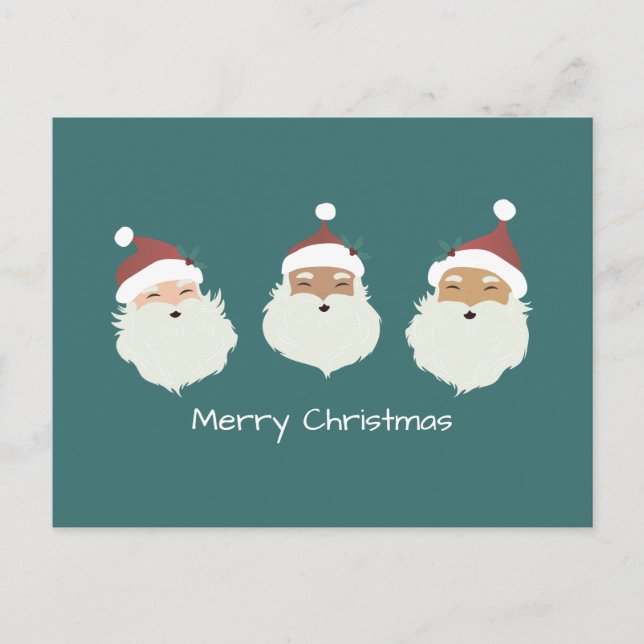 Santa Claus Merry Christmas Postcard (Front)