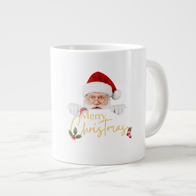 Santa Claus Merry Christmas Speciality Mug (Front Right)