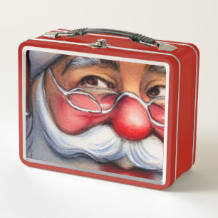 Santa Claus Metal Lunch Box