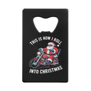 Santa Claus Motorcycle Motorbike Christmas Essenti