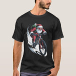 Santa Claus Mountain Bike Christmas MTB Xmas 2 T-Shirt<br><div class="desc">Santa Claus Mountain Bike Christmas MTB Xmas 2</div>
