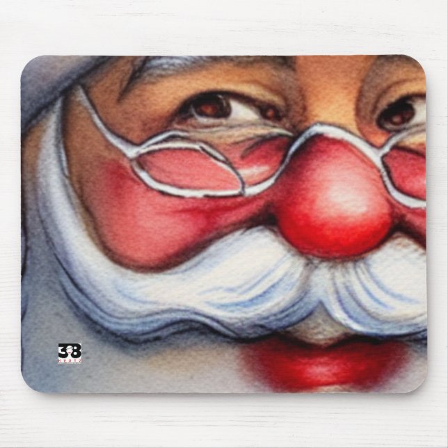 Santa Claus Mouse Pad (Front)