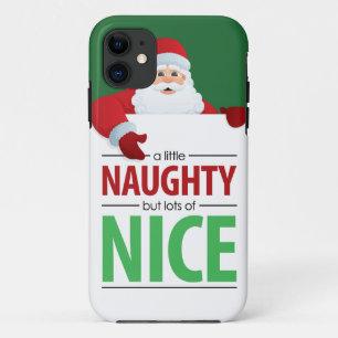 Santa Claus Naughty and Nice iPhone 5 Case