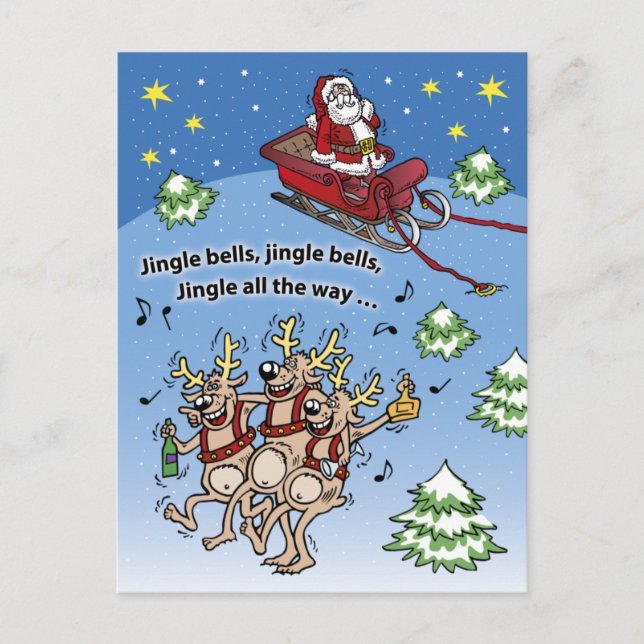 Santa Claus no. 11 (vertical) Holiday Postcard (Front)