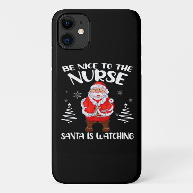 Santa Claus Nurse  Case-Mate iPhone Case (Back)