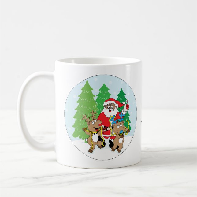 Santa Claus of Colour Coffee Mug (Left)