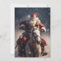 Santa Claus on a Horse