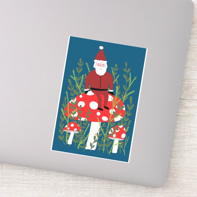 Santa Claus on Magical Mushroom CUSTOM (Detail)