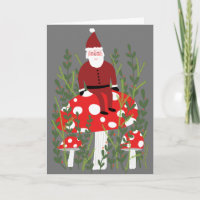 Santa Claus on Magical Mushroom CUSTOM XMAS
