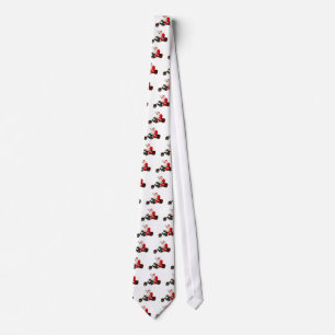 Santa Claus On Motor Trike Tie