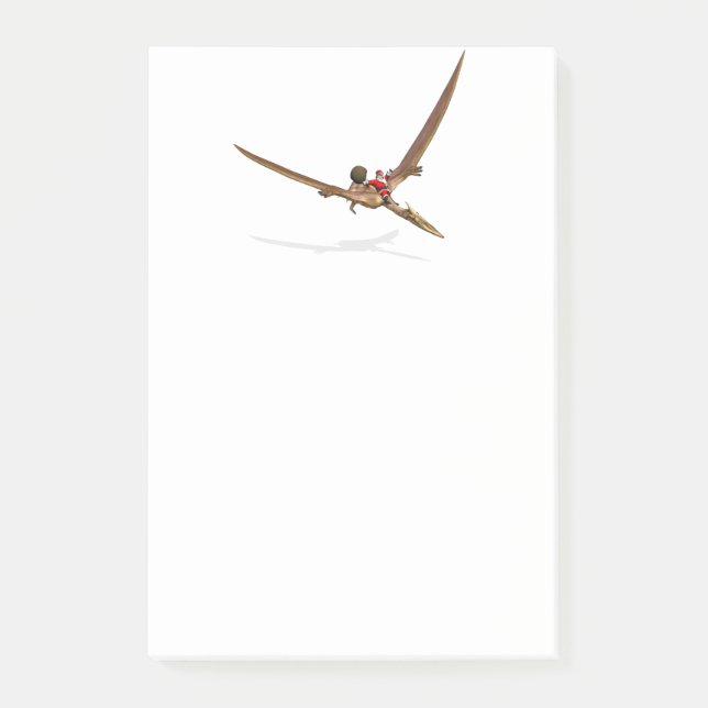 Santa Claus On Quetzalcoatlus Post-it Notes (Front)