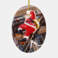 Santa Claus on the Fire Escape