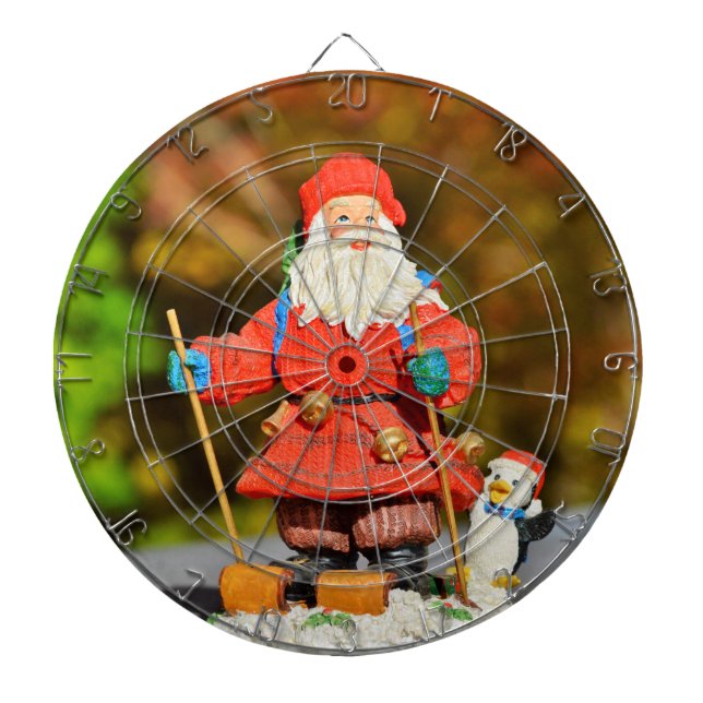 Santa Claus ornament Dartboard (Front)