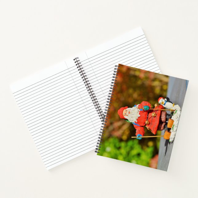 Santa Claus ornament Notebook (Inside)
