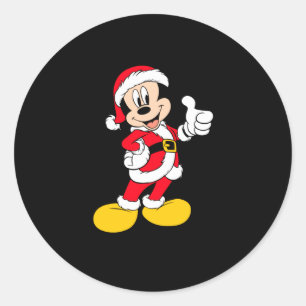 Santa Claus Outfit  Classic Round Sticker