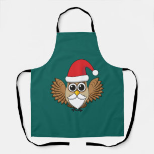 Santa Claus Owl Apron
