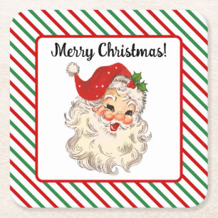 Santa Claus Paper Coaster