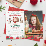 Santa Claus Party Christmas Holiday Birthday Photo Invitation<br><div class="desc">Santa Claus Party Christmas Holiday Birthday Photo Invitation</div>