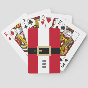 Santa Claus Personalised Christmas Playing Cards