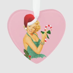 santa claus pin up ornament