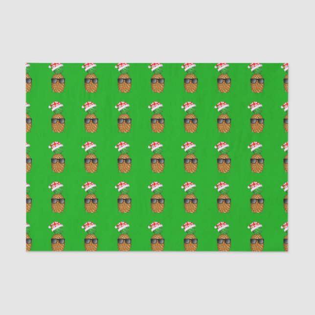 Santa Claus Pineapple Tissue Paper (Front)