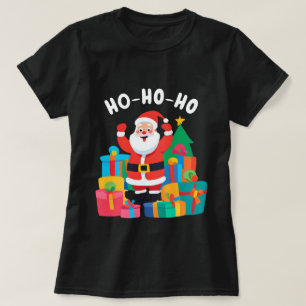Santa Claus Playful HO-HO-HO Christmas T-Shirt