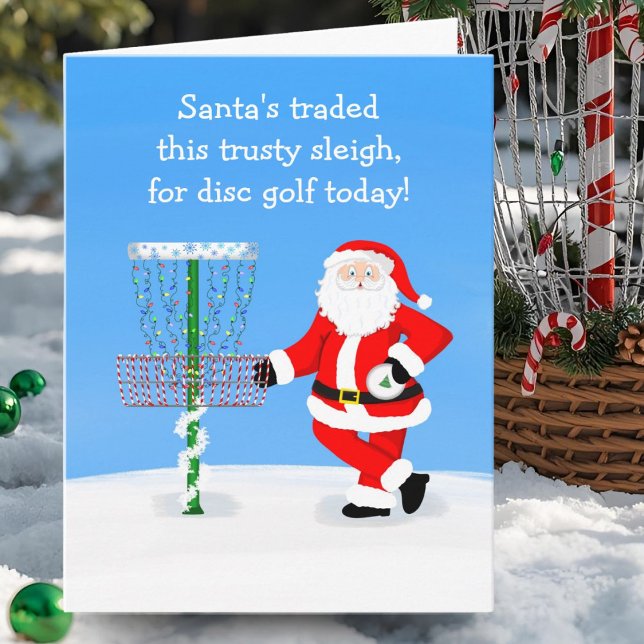 Santa Claus Playing Disc Golf Card (Creator Uploaded)