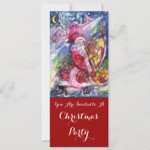 SANTA CLAUS PLAYING HARP CHRISTMAS PARTY Programme